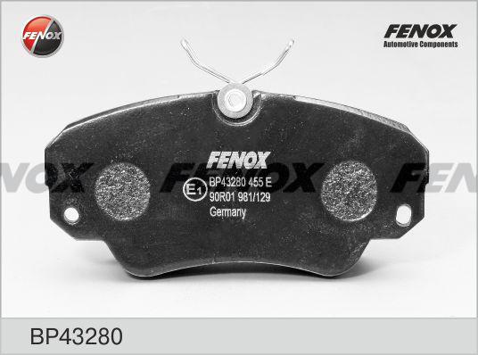 Fenox BP43280 - Bremžu uzliku kompl., Disku bremzes autodraugiem.lv