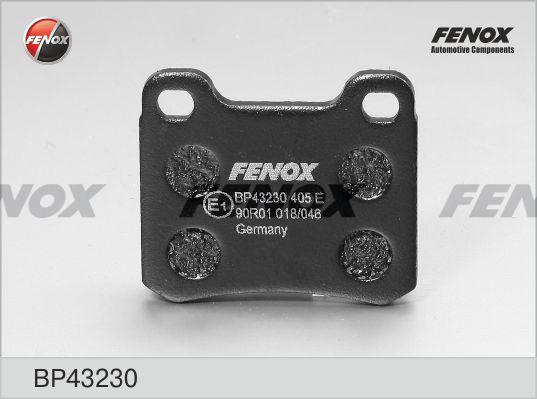 Fenox BP43230 - Bremžu uzliku kompl., Disku bremzes autodraugiem.lv