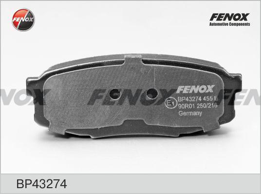 Fenox BP43274 - Bremžu uzliku kompl., Disku bremzes autodraugiem.lv