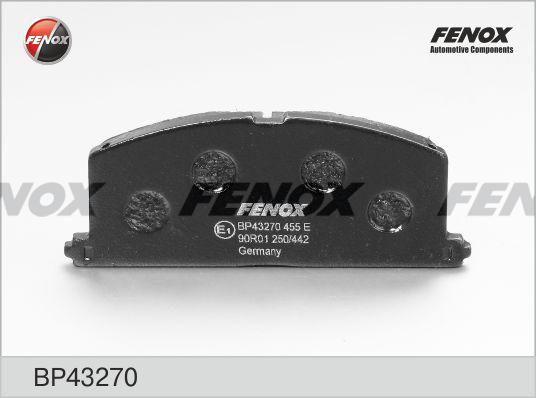 Fenox BP43270 - Bremžu uzliku kompl., Disku bremzes autodraugiem.lv