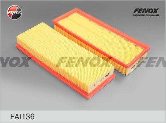 Fenox FAI136 - Gaisa filtrs autodraugiem.lv