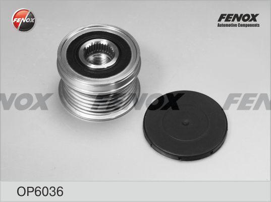 Fenox OP6036 - Piedziņas skriemelis, Ģenerators autodraugiem.lv