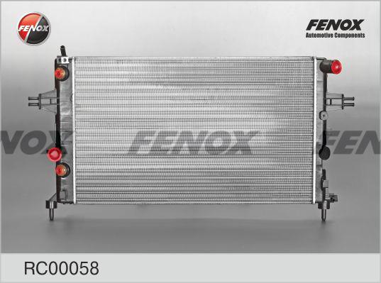 Fenox RC00058 - Radiators, Motora dzesēšanas sistēma autodraugiem.lv