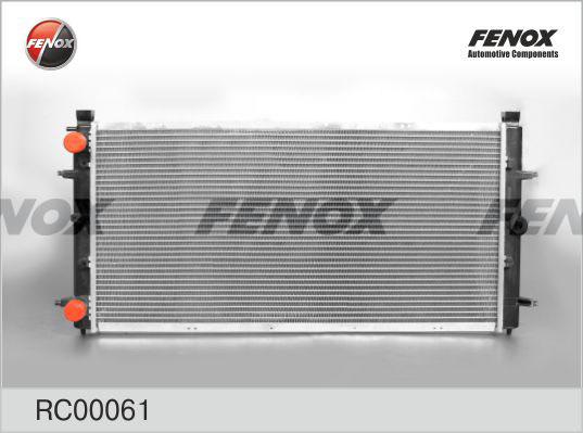 Fenox RC00061 - Radiators, Motora dzesēšanas sistēma autodraugiem.lv