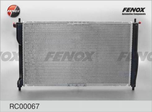 Fenox RC00067 - Radiators, Motora dzesēšanas sistēma autodraugiem.lv