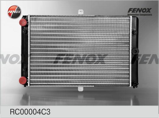 Fenox RC00004C3 - Radiators, Motora dzesēšanas sistēma autodraugiem.lv