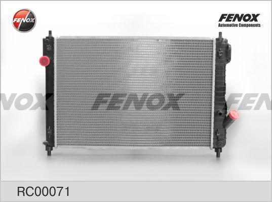 Fenox RC00071 - Radiators, Motora dzesēšanas sistēma autodraugiem.lv