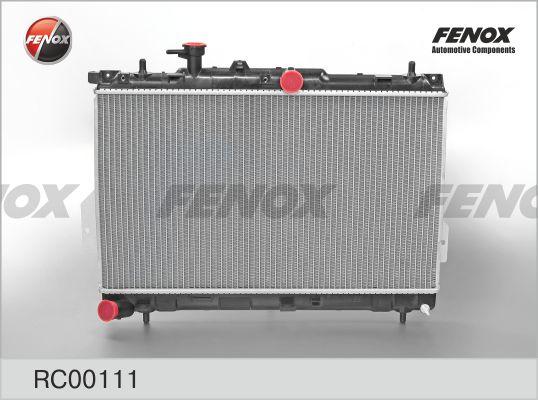 Fenox RC00111 - Radiators, Motora dzesēšanas sistēma autodraugiem.lv