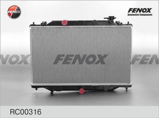 Fenox RC00316 - Radiators, Motora dzesēšanas sistēma autodraugiem.lv