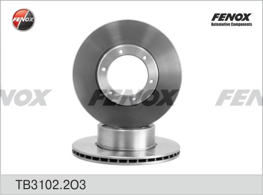 Fenox TB3102.2O3 - Bremžu diski autodraugiem.lv