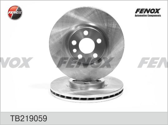 Fenox TB219059 - Bremžu diski autodraugiem.lv