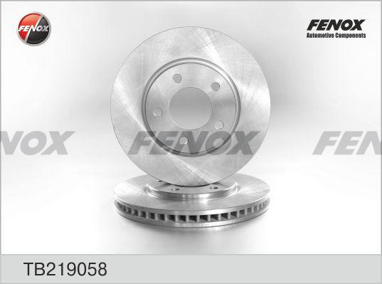 Fenox TB219058 - Bremžu diski autodraugiem.lv