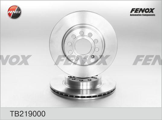 Fenox TB219000 - Bremžu diski autodraugiem.lv