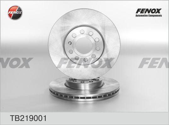 Fenox TB219001 - Bremžu diski autodraugiem.lv