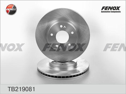 Fenox TB219081 - Bremžu diski autodraugiem.lv