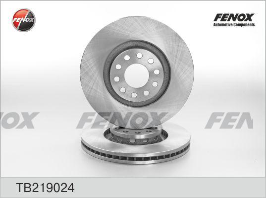 Fenox TB219024 - Bremžu diski autodraugiem.lv