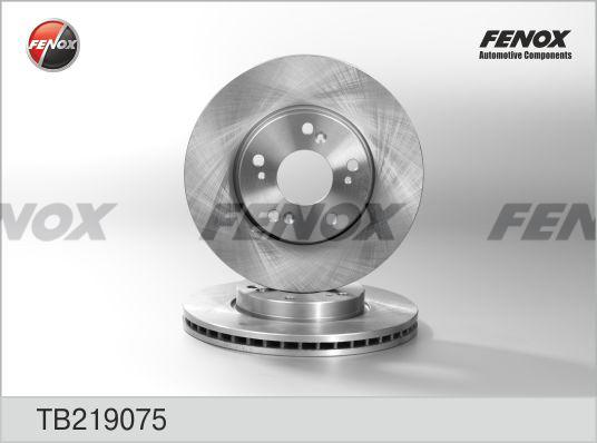 Fenox TB219075 - Bremžu diski autodraugiem.lv