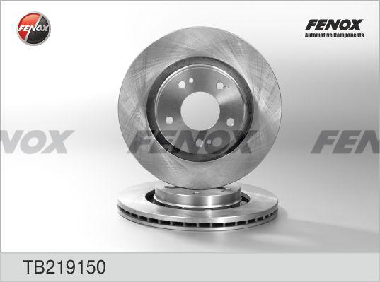 Fenox TB219150 - Bremžu diski autodraugiem.lv