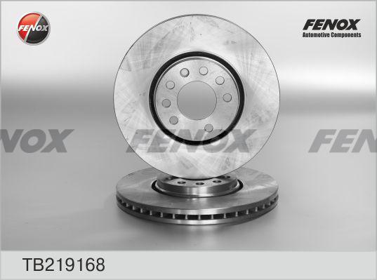 Fenox TB219168 - Bremžu diski autodraugiem.lv