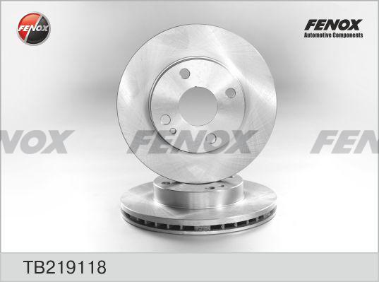 Fenox TB219118 - Bremžu diski autodraugiem.lv