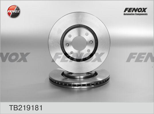 Fenox TB219181 - Bremžu diski autodraugiem.lv