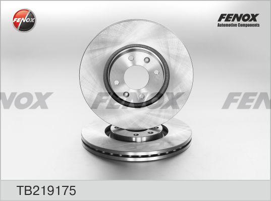 Fenox TB219175 - Bremžu diski autodraugiem.lv