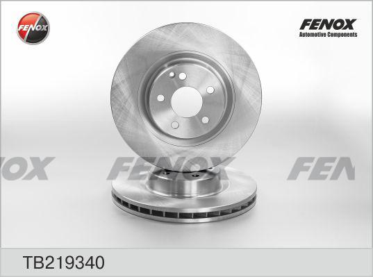 Fenox TB219340 - Bremžu diski autodraugiem.lv