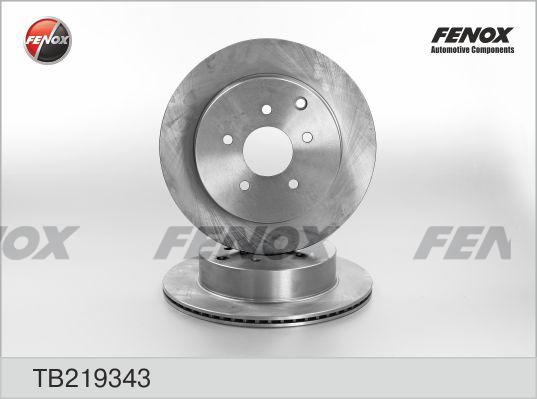 Fenox TB219343 - Bremžu diski autodraugiem.lv