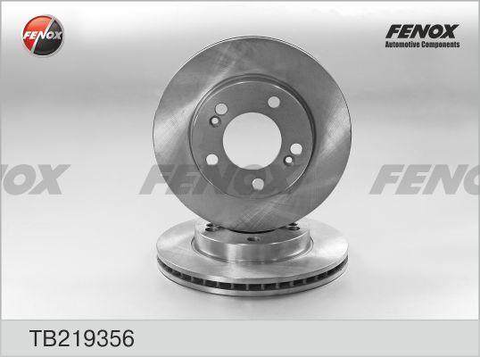 Fenox TB219356 - Bremžu diski autodraugiem.lv