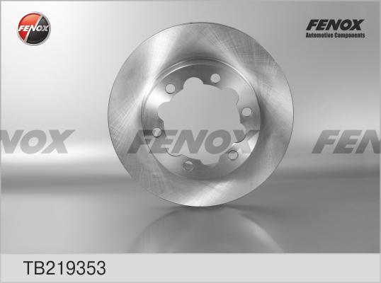 Fenox TB219353 - Bremžu diski autodraugiem.lv