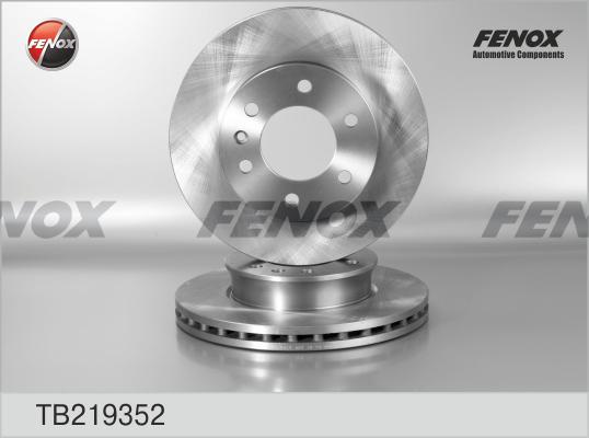 Fenox TB219352 - Bremžu diski autodraugiem.lv