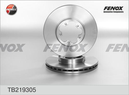 Fenox TB219305 - Bremžu diski autodraugiem.lv