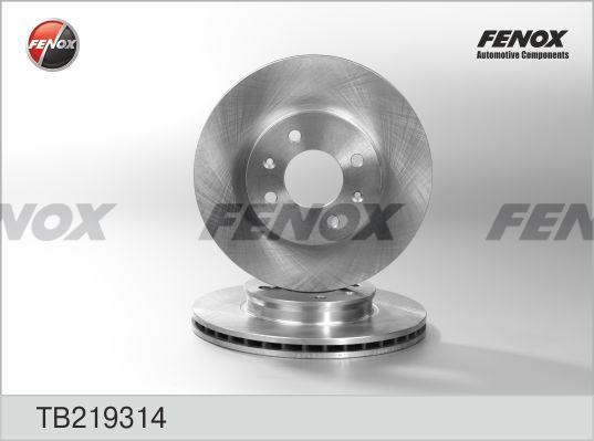 Fenox TB219314 - Bremžu diski autodraugiem.lv