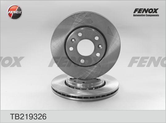 Fenox TB219326 - Bremžu diski autodraugiem.lv