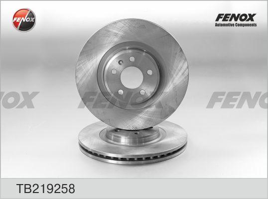 Fenox TB219258 - Bremžu diski autodraugiem.lv
