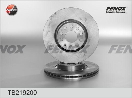 Fenox TB219200 - Bremžu diski autodraugiem.lv