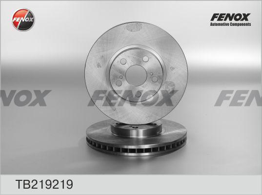 Fenox TB219219 - Bremžu diski autodraugiem.lv