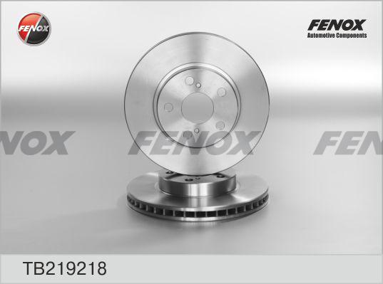 Fenox TB219218 - Bremžu diski autodraugiem.lv