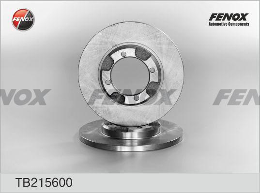 Fenox TB215600 - Bremžu diski autodraugiem.lv