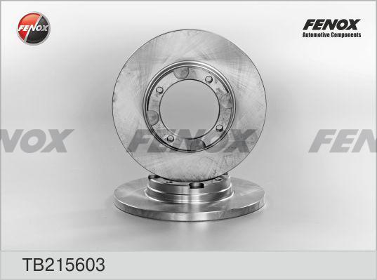 Fenox TB215603 - Bremžu diski autodraugiem.lv