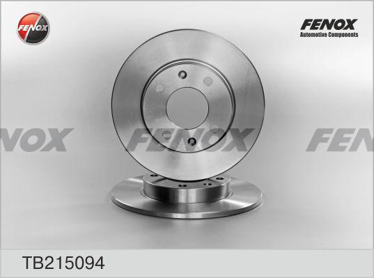 Fenox TB215094 - Bremžu diski autodraugiem.lv