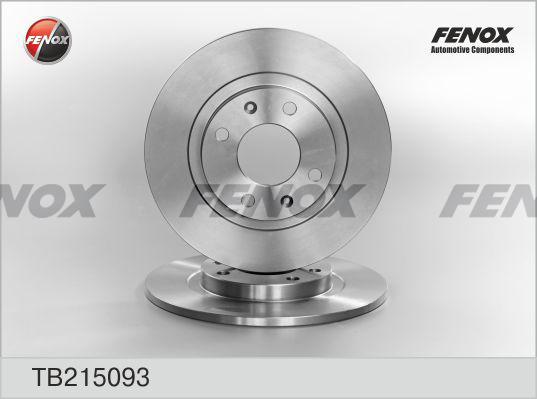Fenox TB215093 - Bremžu diski autodraugiem.lv