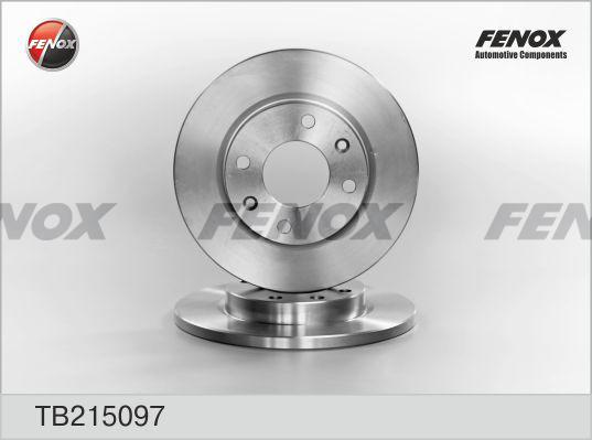 Fenox TB215097 - Bremžu diski autodraugiem.lv