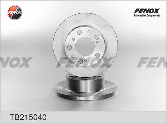Fenox TB215040 - Bremžu diski autodraugiem.lv