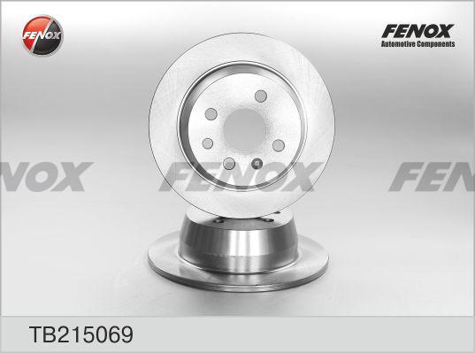 Fenox TB215069 - Bremžu diski autodraugiem.lv