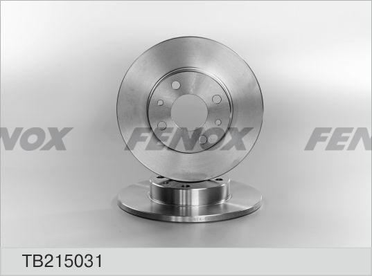 Fenox TB215031 - Bremžu diski autodraugiem.lv