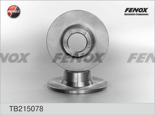 Fenox TB215078 - Bremžu diski autodraugiem.lv