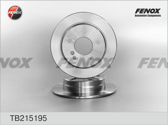 Fenox TB215195 - Bremžu diski autodraugiem.lv