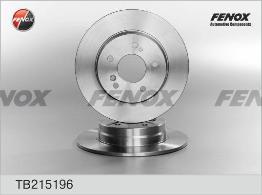 Fenox TB215196 - Bremžu diski autodraugiem.lv