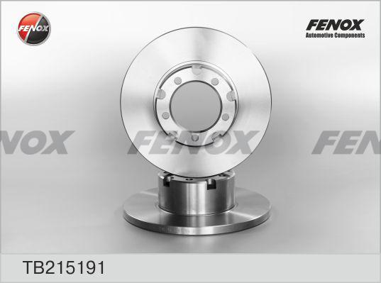 Fenox TB215191 - Bremžu diski autodraugiem.lv
